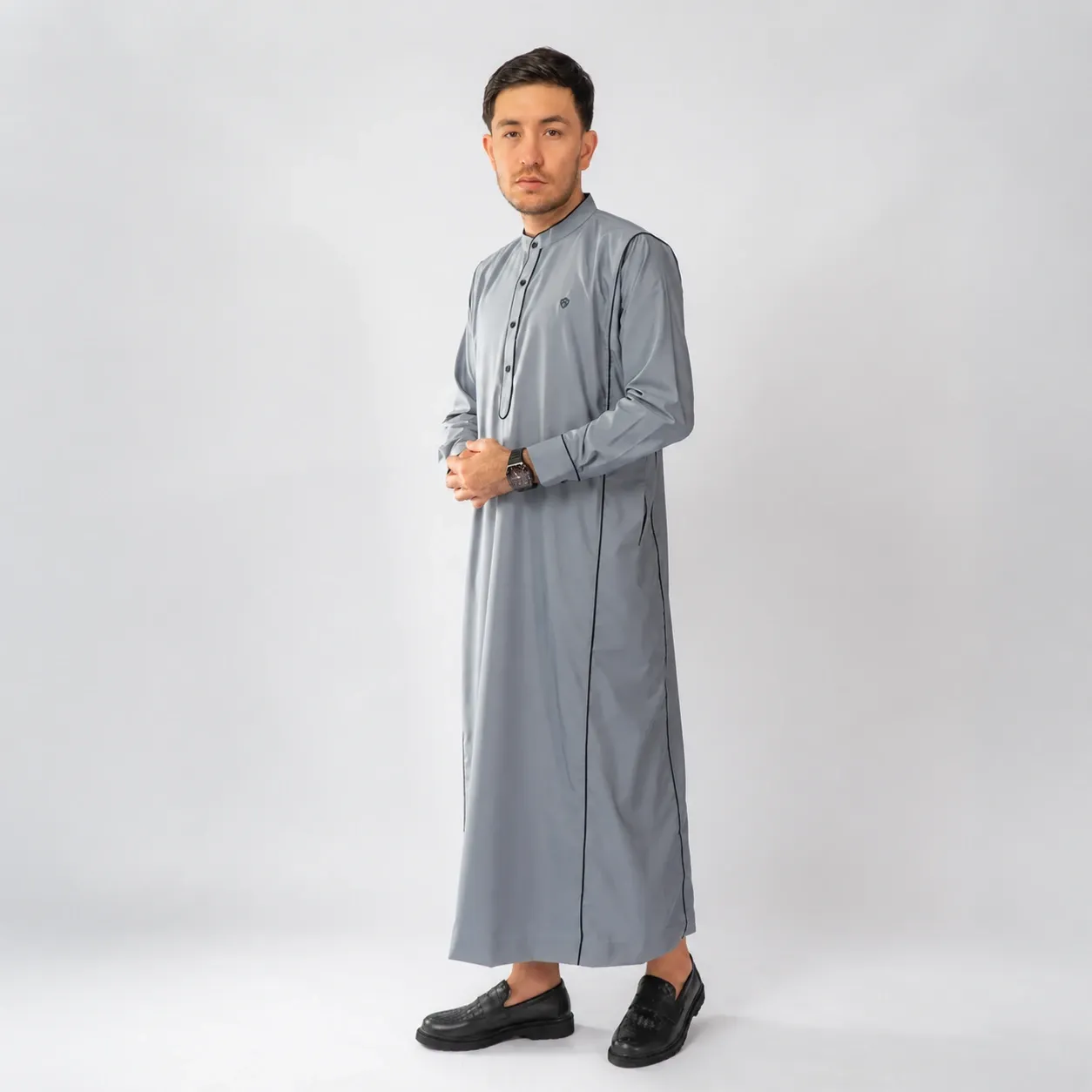 Jubah Fawaz Grey