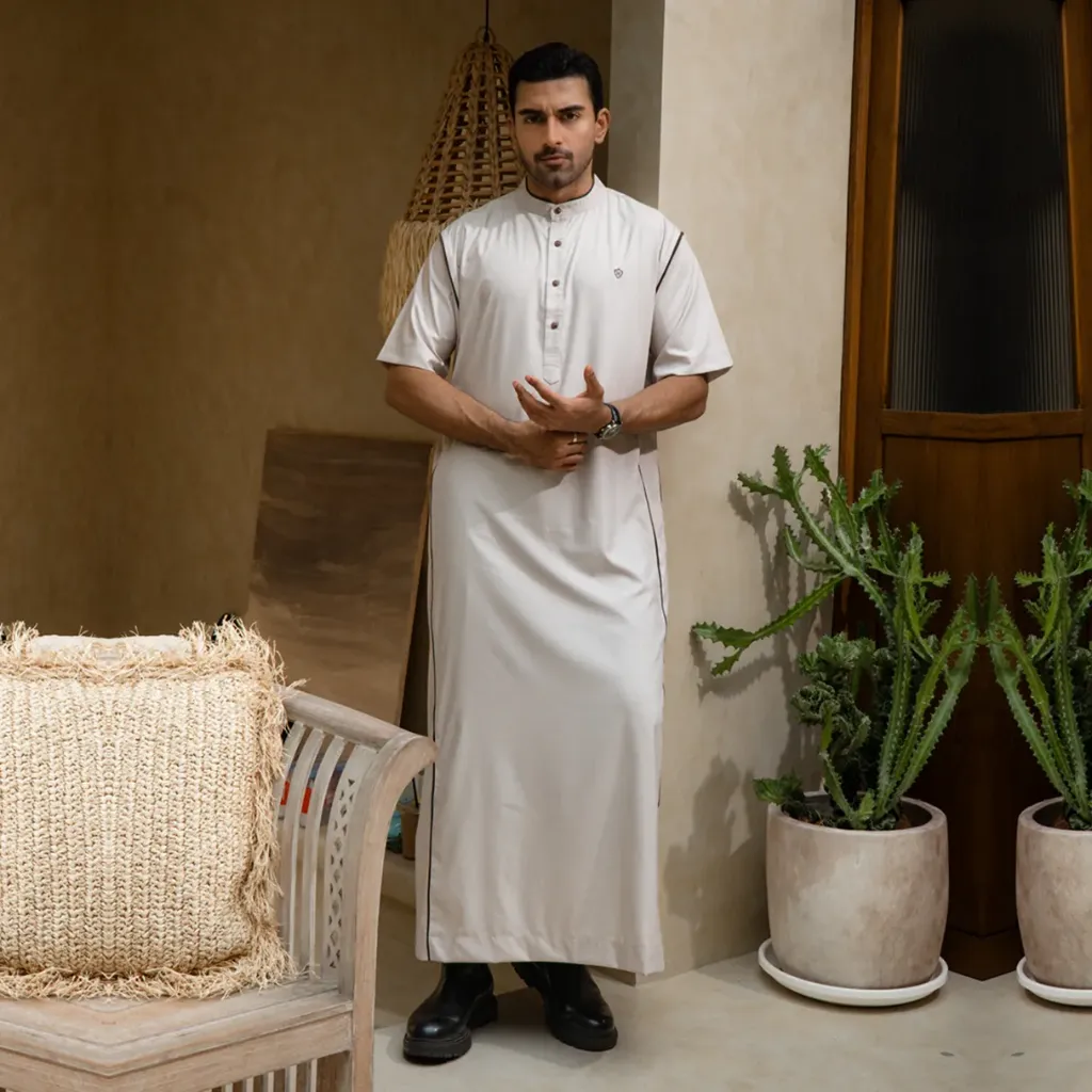 Jubah Fawaz Cream
