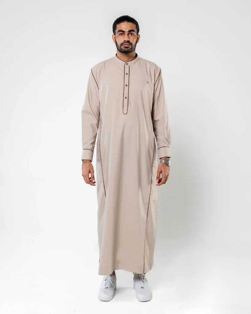 Jubah Fawaz LPA - Brown - S/b