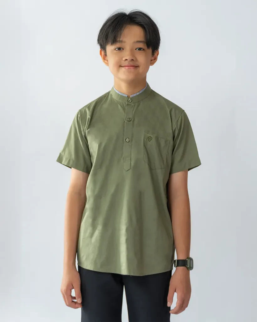 Kurta Azwa Army Kids